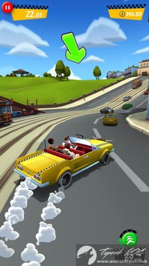 Çılgın Taksi İl Rush v1-7-0-mod-apk Para Hile 2 