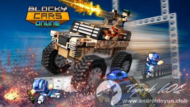 Blocky Cars Online v6.1.2 MOD APK – MEGA HİLELİ