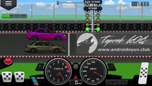 Pixel Car Racer v1.0.61 MOD APK – PARA HİLELİ