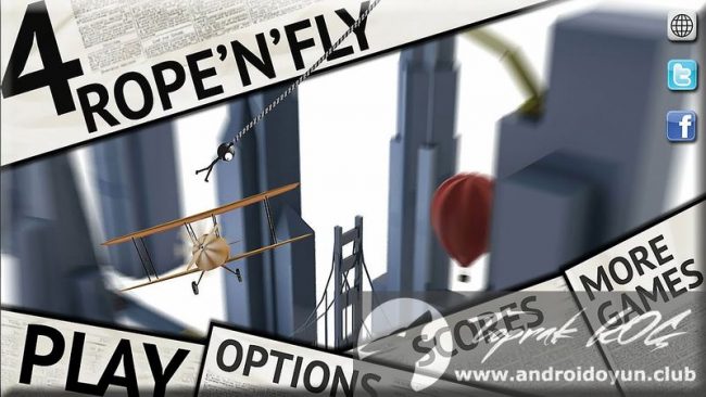 Rope’n’Fly 4 v2.7 MOD APK – MEGA HİLELİ