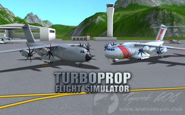 Turboprop Flight Simulator 3D v1.28 MOD APK – PARA HİLELİ