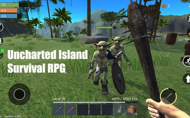 Uncharted Island Survival RPG v0.405 MOD APK – MEGA HİLELİ
