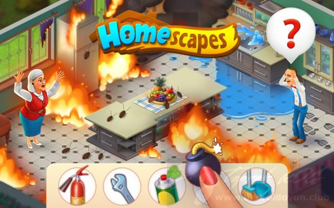 Homescapes v5.9.4 MOD APK – YILDIZ HİLELİ